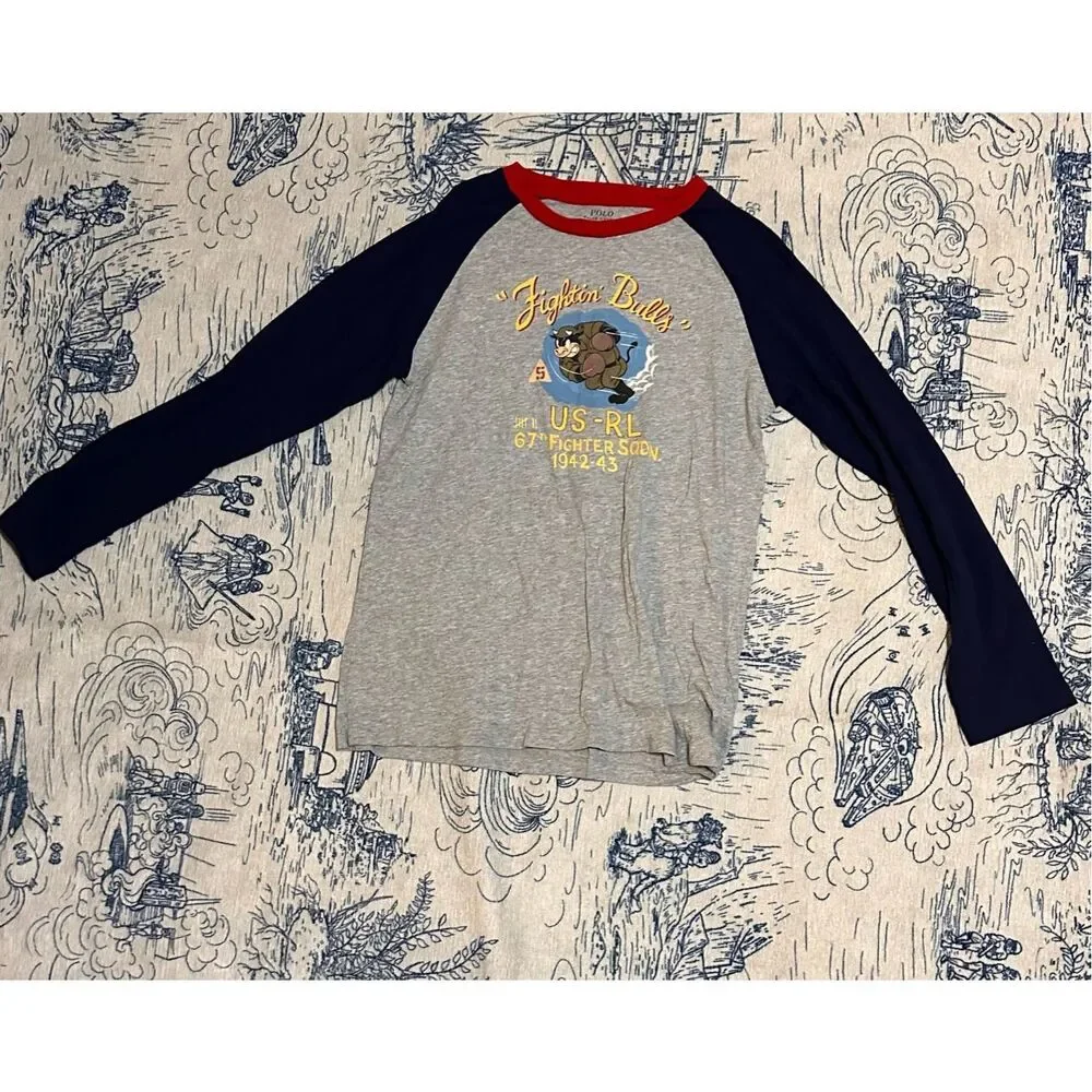 Bundle of 2 set Polo Ralph Lauren Boys size (large 14-16) The Polo Cotton Graphi